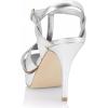 imageFSJ Women Comfort Platform Stiletto High Heel Ankle Strap Sandals Open Toe Sexy Strappy Slingback Wedding Party Shoes Size 416 USSilver