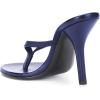 imageFSJ Women Fashion Thong Flip Flops Stiletto High Heels Slip On Almond Toe Casual Sandals Summer Beach Dressy Slipper Comfy ShoesBlue