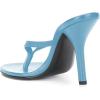 imageFSJ Women Fashion Thong Flip Flops Stiletto High Heels Slip On Almond Toe Casual Sandals Summer Beach Dressy Slipper Comfy ShoesLight Blue