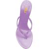 imageFSJ Women Fashion Thong Flip Flops Stiletto High Heels Slip On Almond Toe Casual Sandals Summer Beach Dressy Slipper Comfy ShoesLight Violet