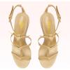 imageFSJ Women High Heels Platform Wedge Heel Sandals Sexy Open Toe Gladiator T Strap Bow Summer Walking Dressy Shoes Size 416 USWheat