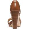imageFSJ Women Peep Open Toe TStrap Front Zipper Chunky Stacked High Heel Sandal Booties Platform Pumps Shoes Size 415 USBrown