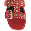 imageFSJ Women Platform Block Heel Gladiator Open Toe Buckle Strappy Sandals Studded Rhinestone Nightclub Party Dress Shoes Size 415 USRed