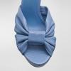 imageFSJ Women Platform Chunky Block High Heel Sandals Peep Toe Ankle Strap Party Evening Dress Pumps Shoes Size 415 USBlue Leather