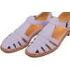 imageFSJ Women Retro Closed Toe Flats Sandals Low Block Heel Woven Roman Ankle Strap Hollow Caged Summer Fisherman Sandals Shoes Size 416 USLavender