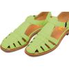 imageFSJ Women Retro Closed Toe Flats Sandals Low Block Heel Woven Roman Ankle Strap Hollow Caged Summer Fisherman Sandals Shoes Size 416 USLight Green