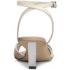imageFSJ Women Pointed Open Toe Ankle Strap Sandals Strappy Low Heel Summer Party Wedding Dress Shoes Size 416 USBeige