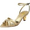 imageFSJ Women Pointed Open Toe Ankle Strap Sandals Strappy Low Heel Summer Party Wedding Dress Shoes Size 416 USGold