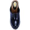 imageFSJ Women Closed Round Toe Mules Wooden Block High Heel Clogs Slip On Studded Platform Sandals Vintage Dress Slide Shoes Size 416 USBlue