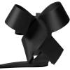 imageFSJ Women Chic Closed Pointed Toe DOrsay Ankle Strap Ballet Flats Shoes Large Side Bows Comfortable Shoes Size 416 USBlack