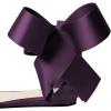 imageFSJ Women Chic Closed Pointed Toe DOrsay Ankle Strap Ballet Flats Shoes Large Side Bows Comfortable Shoes Size 416 USPurple