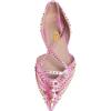 imageFSJ Women Flats Pointed Toe Crossed Strap DOrsay Studded Rivets Adjustable Buckle No Heel Party Dress Spikes Shoes Size 416 USLight Pink