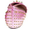 imageFSJ Women Flats Pointed Toe Crossed Strap DOrsay Studded Rivets Adjustable Buckle No Heel Party Dress Spikes Shoes Size 416 USLight Pink