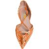 imageFSJ Women Flats Pointed Toe Crossed Strap DOrsay Studded Rivets Adjustable Buckle No Heel Party Dress Spikes Shoes Size 416 USOrange