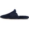 imageFSJ Women Fur Mules Comfortable Pointed Closed Toe Flat Sandals SlipOn Furry Padded Backless Loafers Casual Slides Slippers Shoes Size 416 USBlue
