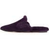 imageFSJ Women Fur Mules Comfortable Pointed Closed Toe Flat Sandals SlipOn Furry Padded Backless Loafers Casual Slides Slippers Shoes Size 416 USPurple