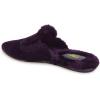 imageFSJ Women Fur Mules Comfortable Pointed Closed Toe Flat Sandals SlipOn Furry Padded Backless Loafers Casual Slides Slippers Shoes Size 416 USPurple