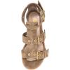 imageFSJ Women Open Toe Fisherman Gladiator Flat Sandal Three Buckle Strap Roman Studs Summer Casual Daily Shoes Size 416 USKhaki