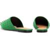 imageFSJ Women Pointed Toe Flats Mules Sandals Studded Backless Slip On Romantic Comfortable Slippers Casual Travel Date Party Slides Loafer Shoes Size 415 USGreen