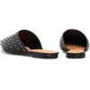 imageFSJ Women Pointed Toe Flats Mules Sandals Studded Backless Slip On Romantic Comfortable Slippers Casual Travel Date Party Slides Loafer Shoes Size 415 USBlack