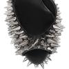 imageFSJ Women Spiked High Heel Sandals with Studded Ankle Strap Peep Toe Platform Chunky Rivets Heel Sexy Night Club Party Shoes Size 416 USBlack