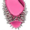 imageFSJ Women Spiked High Heel Sandals with Studded Ankle Strap Peep Toe Platform Chunky Rivets Heel Sexy Night Club Party Shoes Size 416 USPink