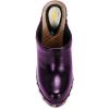 imageFSJ Women Closed Round Toe Mules Wooden Block High Heel Clogs Slip On Studded Platform Sandals Vintage Dress Slide Shoes Size 416 USPurple