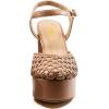imageFSJ Women Closed Toe Woven Sandals Summer Platform Chunky High Heel Ankle Strap Chic Hollow Braided Breathable Wedding Shoes Size 416 USBrown