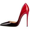imageFSJ Women Formal Dress Shoes Pointed Toe DOrsay High Heels Sexy Stiletto Versatile Office Wear Pumps Size 415 USBlackred