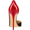 imageFSJ Women Formal Dress Shoes Pointed Toe DOrsay High Heels Sexy Stiletto Versatile Office Wear Pumps Size 415 USBlackred