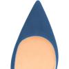imageFSJ Women Formal Dress Shoes Pointed Toe DOrsay High Heels Sexy Stiletto Versatile Office Wear Pumps Size 415 USBlue Suede