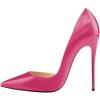 imageFSJ Women Formal Dress Shoes Pointed Toe DOrsay High Heels Sexy Stiletto Versatile Office Wear Pumps Size 415 USFuchsia