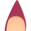 imageFSJ Women Formal Dress Shoes Pointed Toe DOrsay High Heels Sexy Stiletto Versatile Office Wear Pumps Size 415 USFuchsia Suede