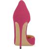 imageFSJ Women Formal Dress Shoes Pointed Toe DOrsay High Heels Sexy Stiletto Versatile Office Wear Pumps Size 415 USFuchsia Suede