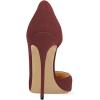 imageFSJ Women Formal Dress Shoes Pointed Toe DOrsay High Heels Sexy Stiletto Versatile Office Wear Pumps Size 415 USSorrel Suede