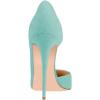 imageFSJ Women Formal Dress Shoes Pointed Toe DOrsay High Heels Sexy Stiletto Versatile Office Wear Pumps Size 415 USTeal