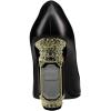 imageFSJ Women Crystal Chunky High Heel Pumps Closed Pointed Toe Sexy Block Heels with Rhinestones Slip On Bridal Party Wedding Dress Shoes Size 416 USBlack