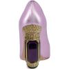 imageFSJ Women Crystal Chunky High Heel Pumps Closed Pointed Toe Sexy Block Heels with Rhinestones Slip On Bridal Party Wedding Dress Shoes Size 416 USPurple