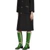 imageFSJ Women Fashion Knee High Round Toe Mid Chunky Block Heel Riding Dress Winter Wool Spring Shaft BootsGreen