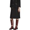 imageFSJ Women Fashion Knee High Round Toe Mid Chunky Block Heel Riding Dress Winter Wool Spring Shaft BootsRed Wine