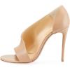 imageFSJ Women Sexy Stiletto High Heels Pumps Open Toe Sandals DOrsay Party Prom Shoes Size 415 USBeige