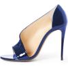 imageFSJ Women Sexy Stiletto High Heels Pumps Open Toe Sandals DOrsay Party Prom Shoes Size 415 USNavy Blue