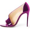 imageFSJ Women Sexy Stiletto High Heels Pumps Open Toe Sandals DOrsay Party Prom Shoes Size 415 USPurple