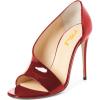 imageFSJ Women Sexy Stiletto High Heels Pumps Open Toe Sandals DOrsay Party Prom Shoes Size 415 USRed