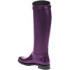 imageFSJ Women Regular Round Toe Flats Riding Knee High Boots Wide Calf Buckled Strappy Chunky Low Heel Western Long Boots Size 415 USPurple