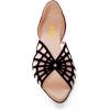 imageFSJ Women Peep Open Toe Spider Web Mesh Flats DOrsay Slip On Casual Dress Comfortable Walking Shoes Size 416 USRed