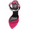 imageFSJ Women Pointed Open Toe Circle High Heel Sandals Ankle Strap Sexy Dress Party Wedding Bridal Pumps Shoes Size 416 USFuchsia