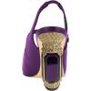 imageFSJ Women Slingback Crystal High Heel Pointed Closed Toe Ankle Strap Pumps Fashion Backless Dress Sandals Prom Party Shoes Size 416 USPurple