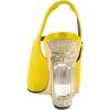 imageFSJ Women Slingback Crystal High Heel Pointed Closed Toe Ankle Strap Pumps Fashion Backless Dress Sandals Prom Party Shoes Size 416 USYellow