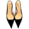 imageFSJ Womens Mid Kitten Heel Slingback Sandals Pointy Toe Sexy Stiletto Pumps Comfortable Dress Summer Party Shoes Size 415 USBlack